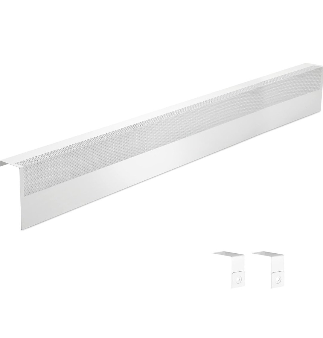 Redants 6 FT Baseboard Heater Covers, Galvanized Steel Easy Slip-On Baseboard... gallery