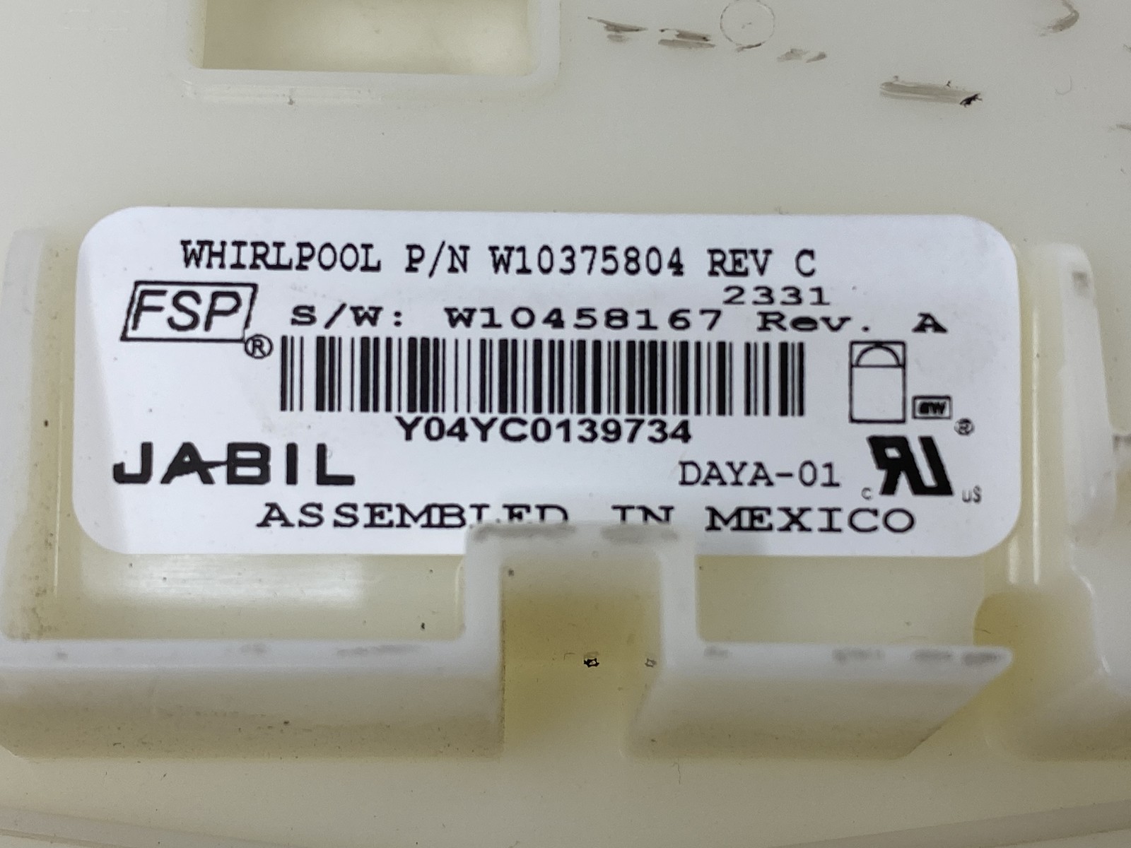 OEM W10375804 Whirlpool Control 1 Year Warranty Free Shipping gallery