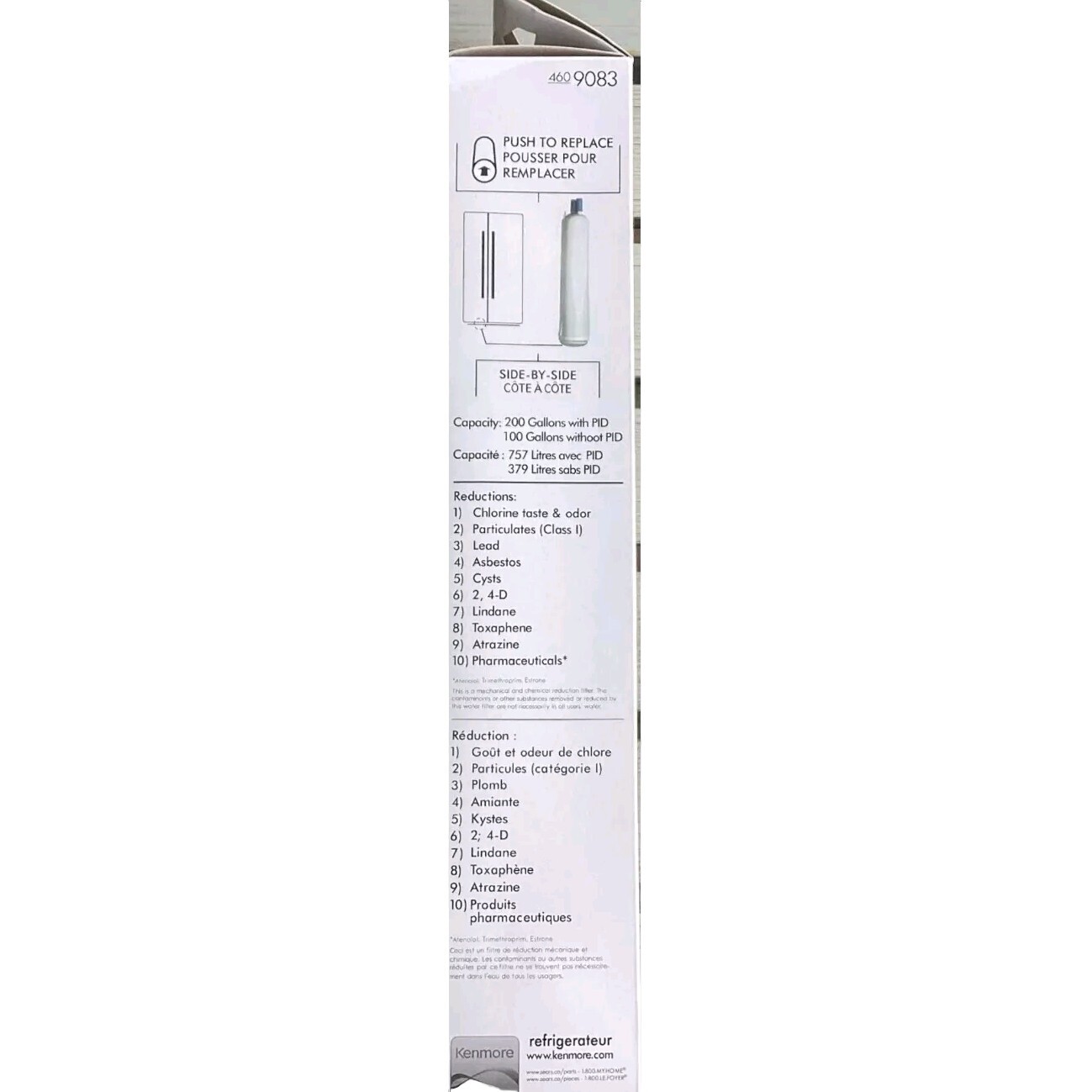 Kenmore Filter 9083 4609083 Replacement Refrigerator Water Filter 9020 9030 (1) gallery