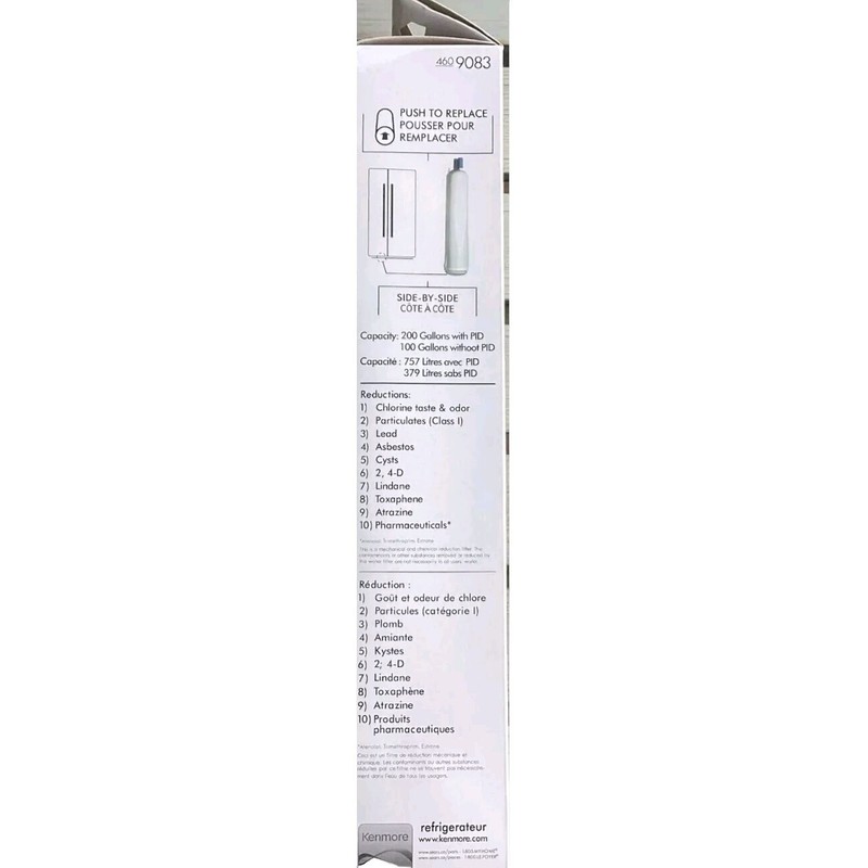 Kenmore Filter 9083 4609083 Replacement Refrigerator Water Filter 9020 9030 (1) gallery
