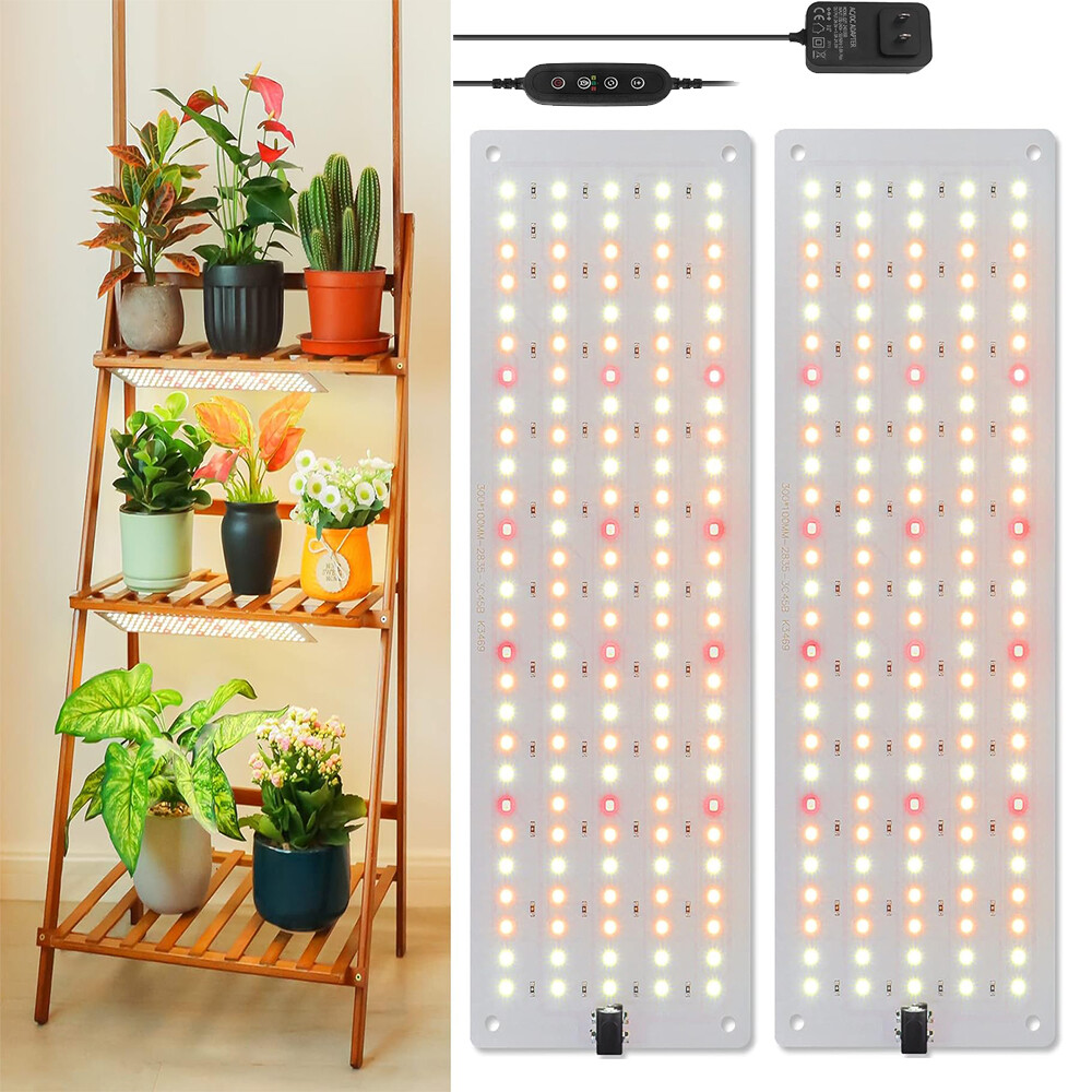 LED Plant Grow Light with Timer 2 Lights LED Grow Light Full Spectrum for Indoor gallery