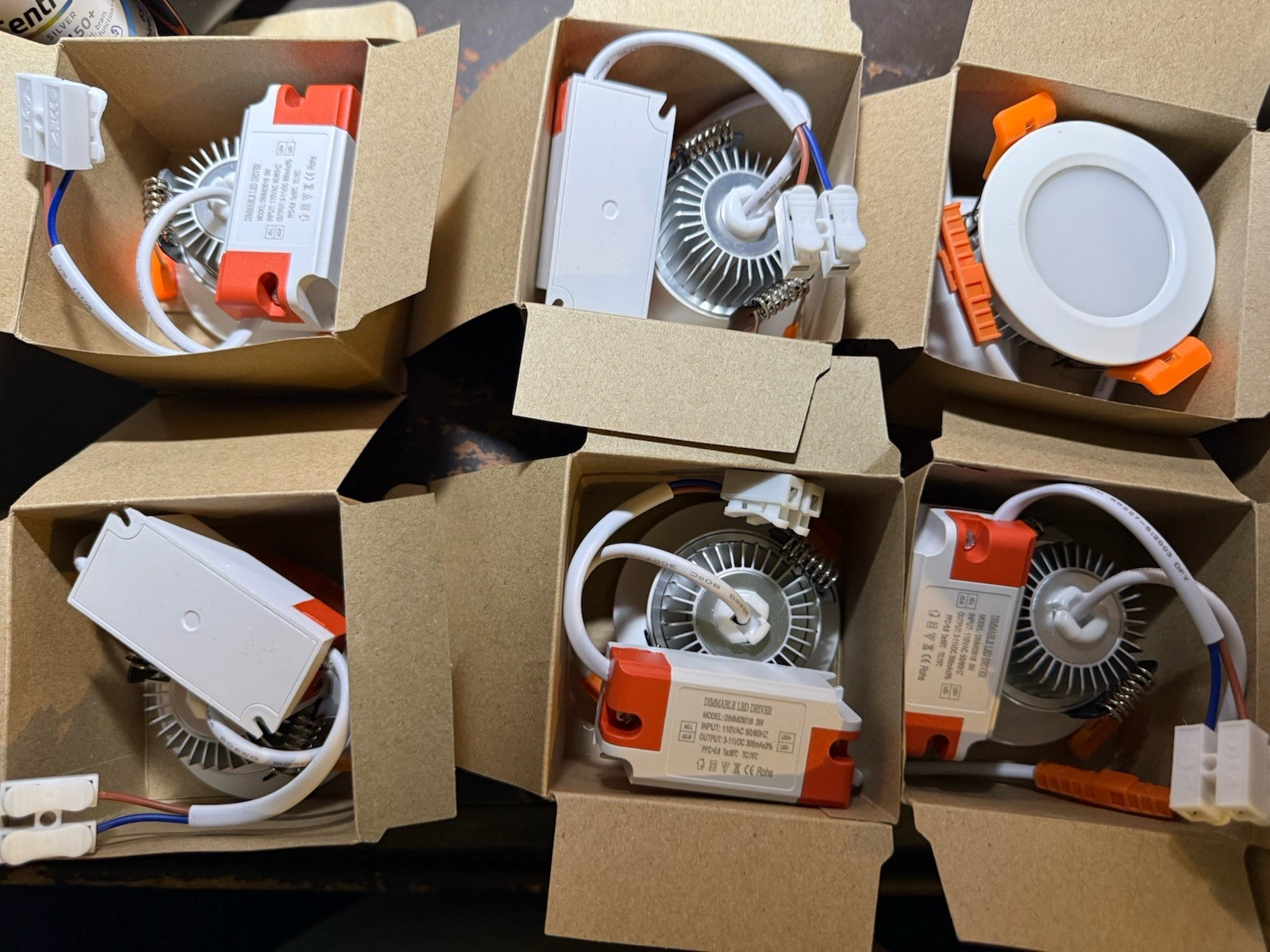 2 Inch LED Downlight, 3W Recessed Lighting Dimmable 3000K CR180 6 Pack gallery