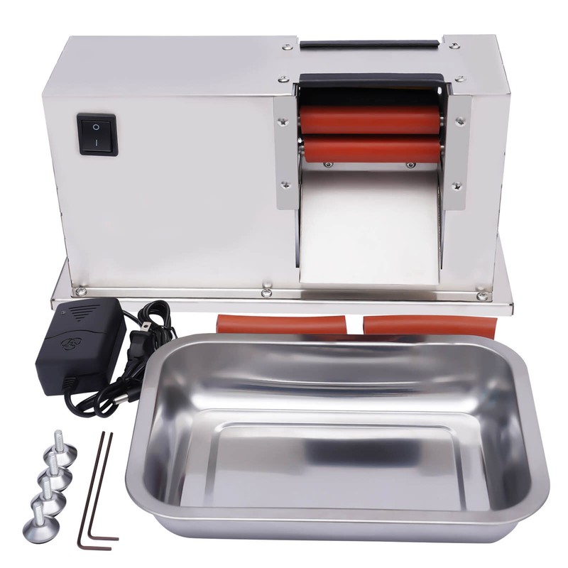 20W Electric Pea Sheller Semi-automatic Bean Pea Sheller Peeling Machine 22 lbs gallery