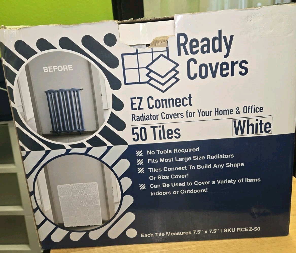 Ready Covers EZ Connect Radiator Protective Heating Cover (50, White) gallery