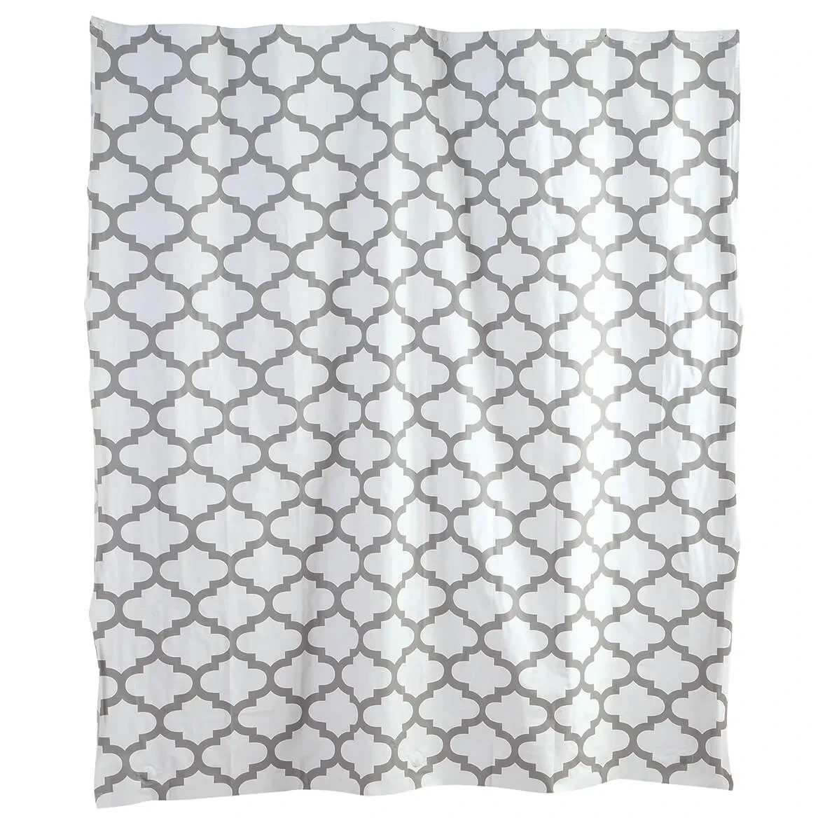Shower Curtain Gray Baroque PEVA Printed 70" x 72" Durable Waterproof gallery