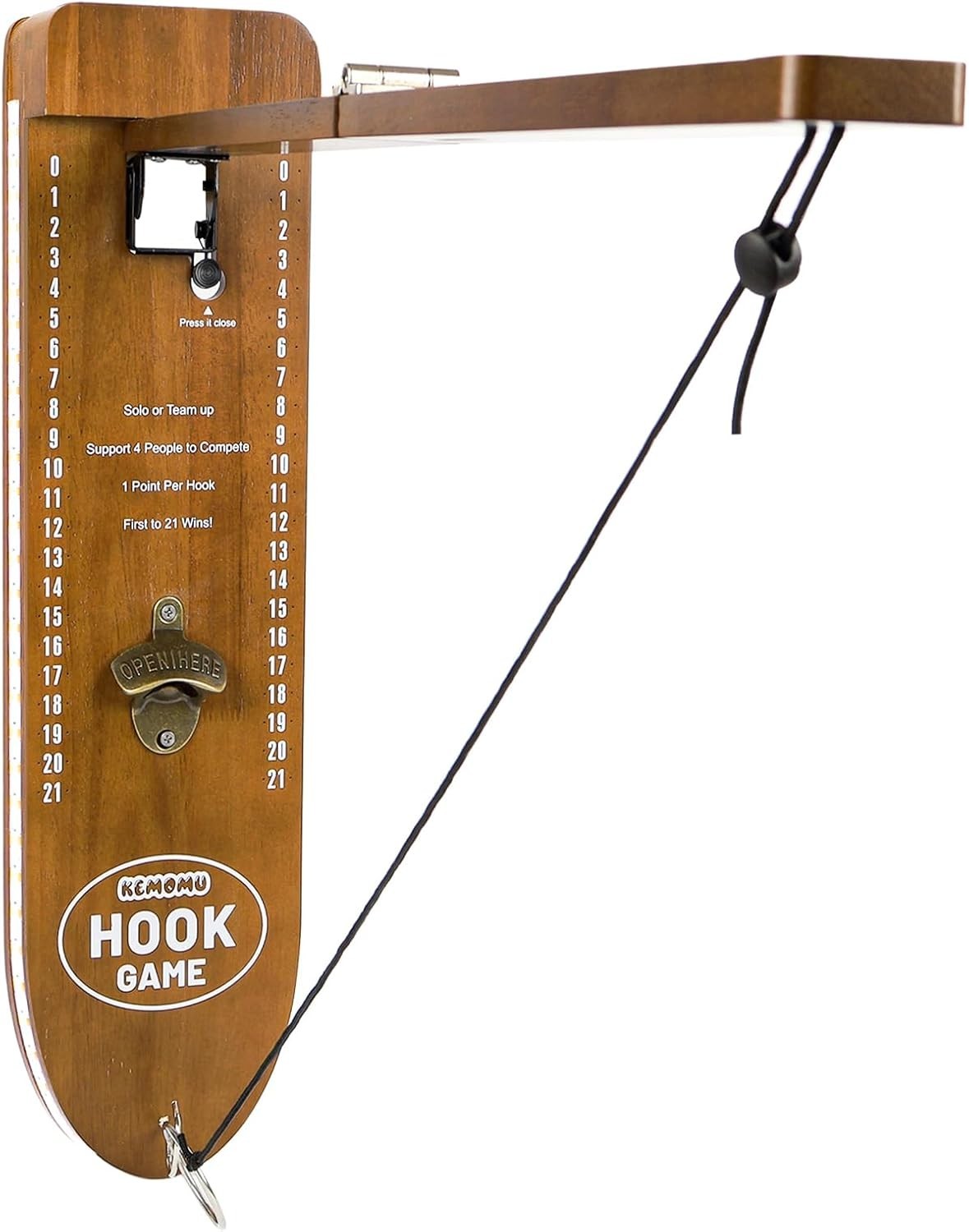 Ring Toss Game, Man Cave Decor, Solid Wood Wall Mounted Hook and Ring Game gallery