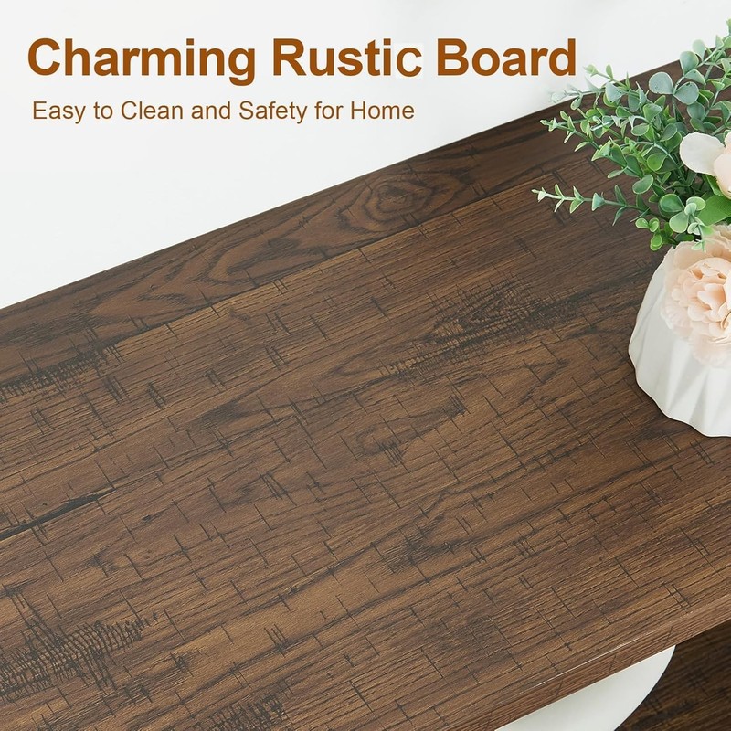 Sofa Table,Industrial Console Table W/ Storage,Entryway Table W/ Engineered Wood gallery