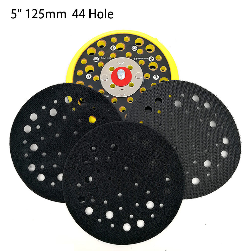5" 125mm 44 Hole Pad Saver Protector Pad for Sanding Pad Hook & Loop Backing Pad gallery