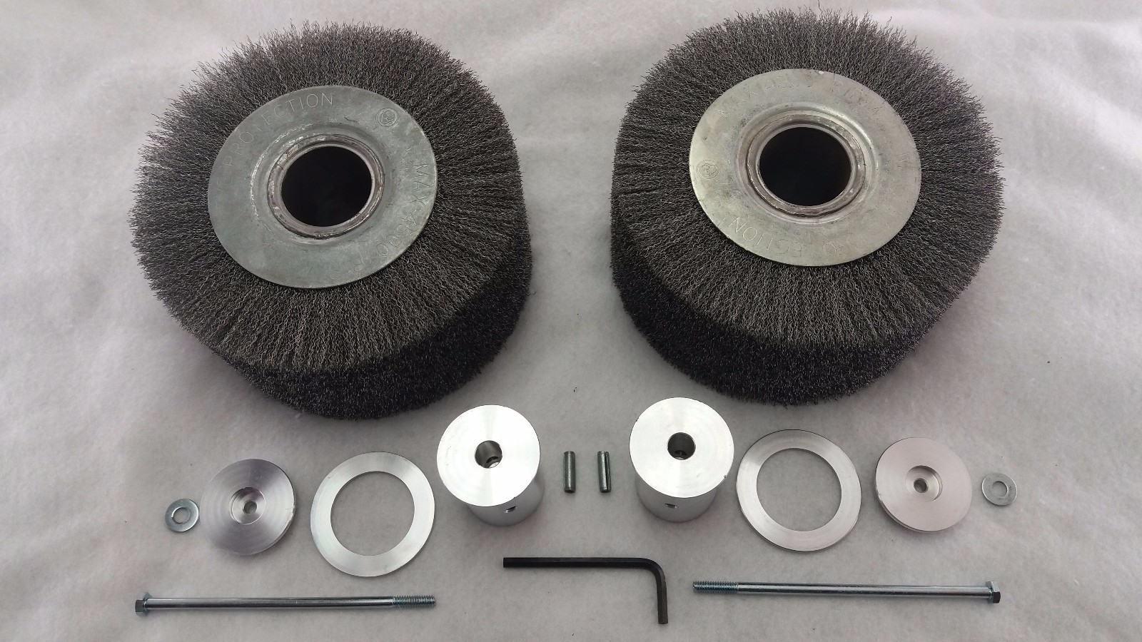 CRIMPED WIRE BRUSH WITH HARDWARE PB270 FOR POWERBROOM 80297 FITS 8"DIAX4" gallery