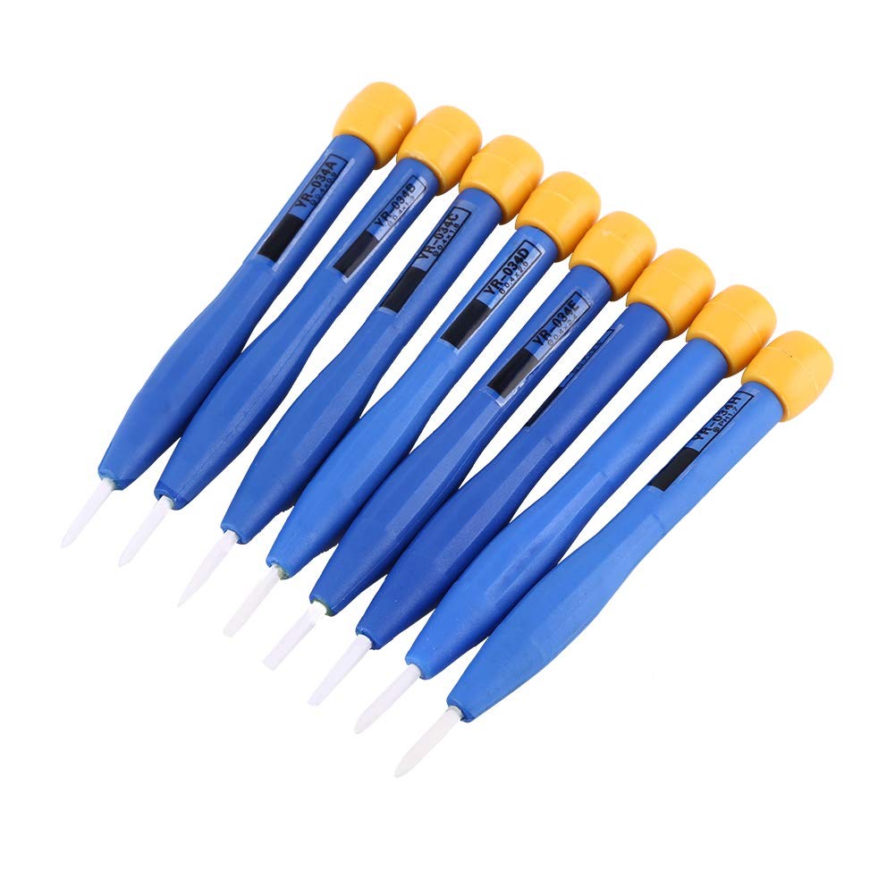 8 Pcs Plastic Screwdriver Set Slotted Head Anti-Static Ceramic Alignment Tool gallery