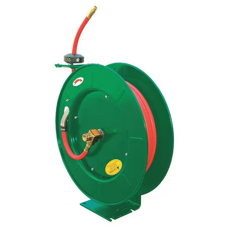 Speedaire 6Wa73 Spring Return Hose Reel, 1/2 In Hose Diameter, 50 Ft Length, gallery