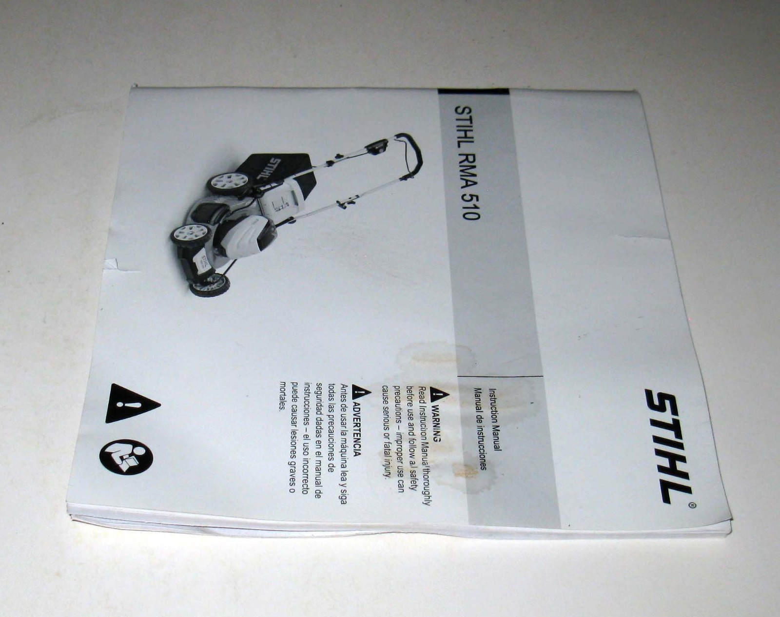 Stihl RMA 510 Electric Lawn Mower Original OEM User Manual Instruction Book gallery