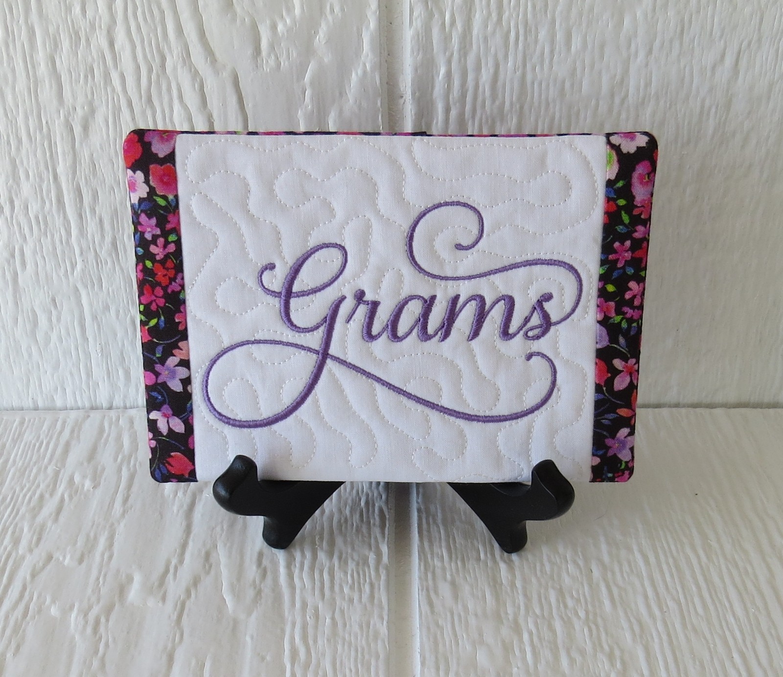 Grams Quilted Mug Rug 5x7 gallery