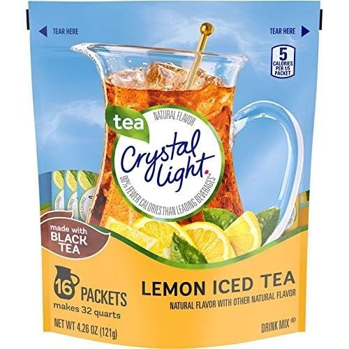 Crystal Light Lemon Iced Tea 16 Pitcher Packets Makes 32 Quarts -Pack of 1 - NEW gallery