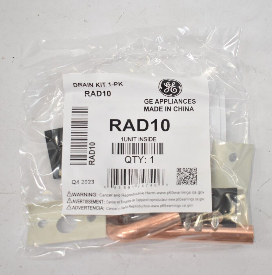 General Electric GE Drain Kit Condenstate Internal/External RAD10 Genuine OEM gallery