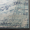 Madison Collection Accent Rug - 2'3" X 3'11", Ivory & Blue, Boho Chic Medallion gallery