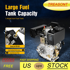 186F 10HP Engine 4Stroke Single Cylinder 418CC Forced Air Cooling Machine