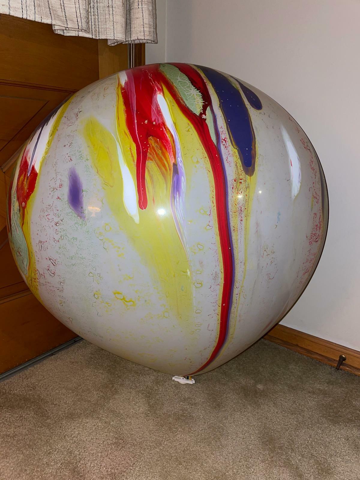 Cattex 35" Variable Marble Colored Balloon, Thick and sturdy, Looner friendly! gallery