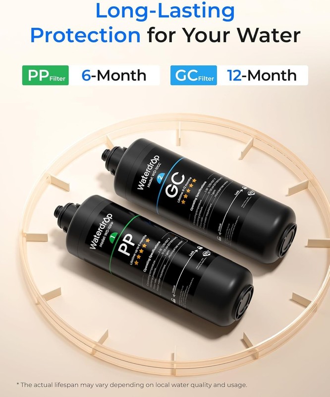 Waterdrop Under Sink 3-Stage Replacement Water Filter for Waterdrop TSA&B (3) gallery