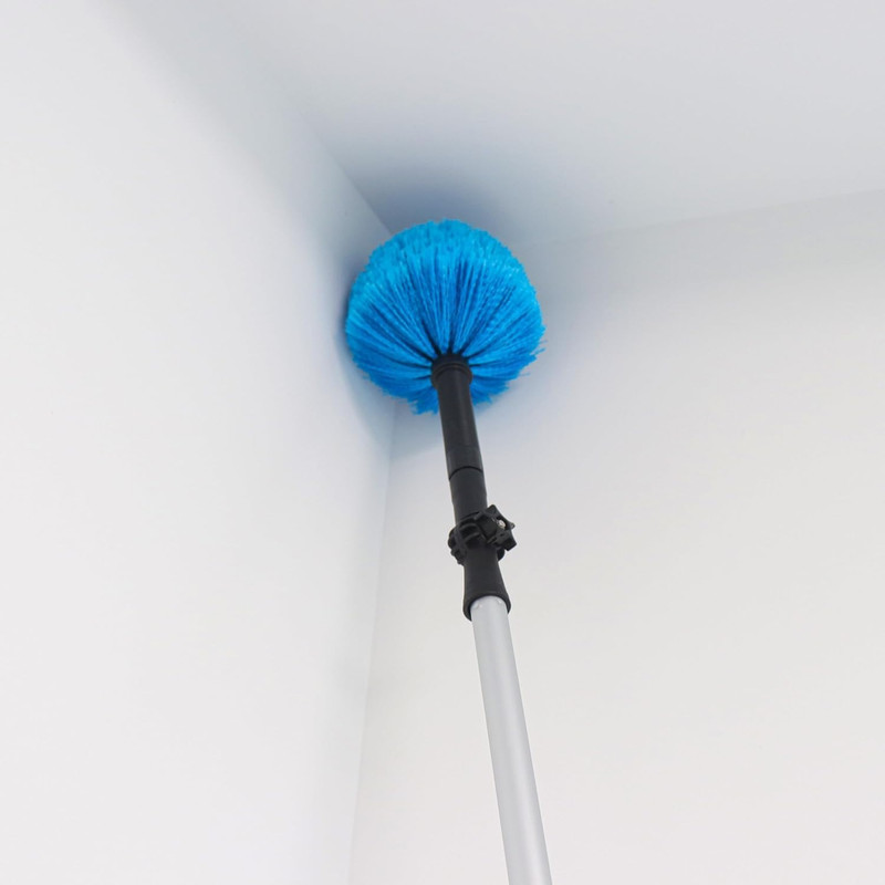 Screw on Cobweb Duster Brush Head | Spider Web for Outdoor and Blue gallery