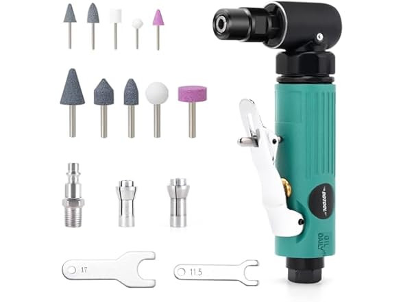 DOTOOL Air Right Angle die Grinder 1/4''Air Die Grinder 22000 RPM 90 Degree gallery