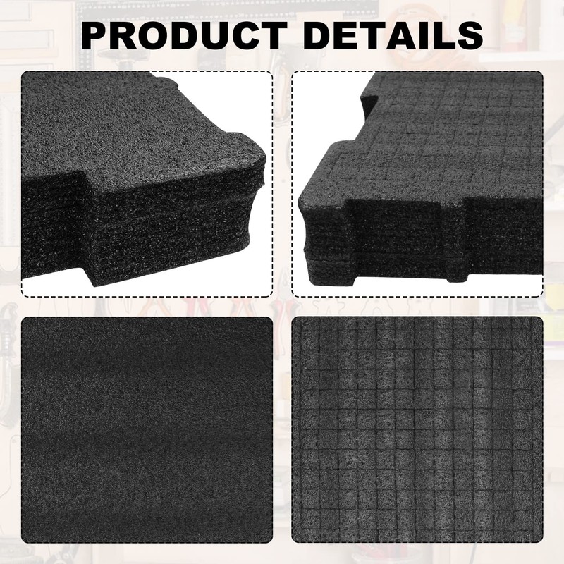 2 Pack Foam Insert Compatible with DeWalt TSTAK Tool Boxes - Fits DWST17808, ... gallery