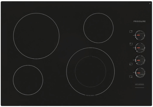 Frigidaire FFEC3025UB 30 inch Electric Smoothtop Cooktop - Black gallery