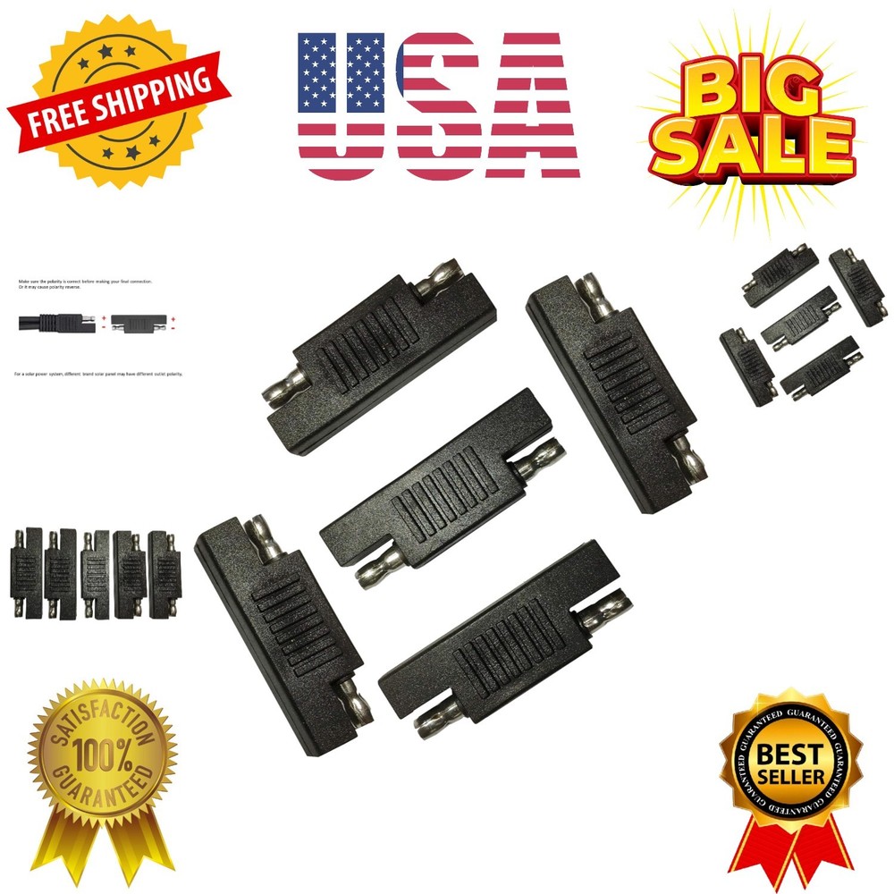 SAE Polarity Reverse Adapter Connectors for SAE to SAE Quick Disconnect Exten...