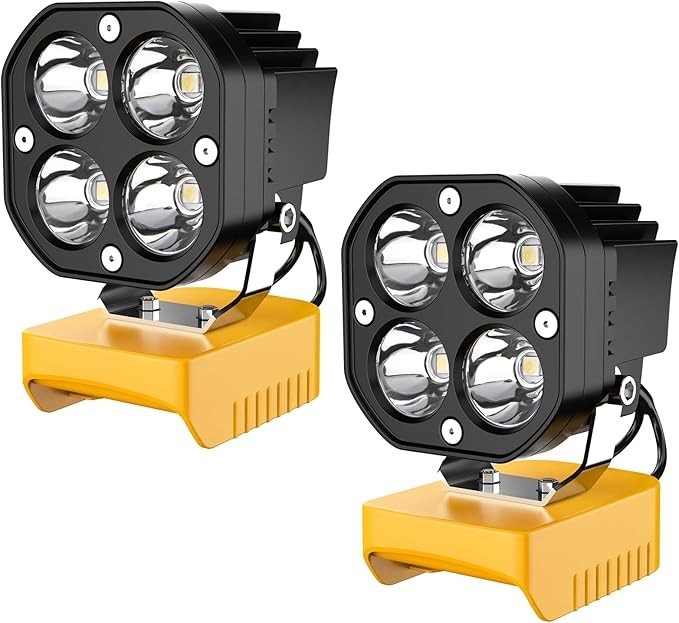 40W 6000LM Flashlight 2-Pack ，LED Work Light Compatible with Dewalt 20V Battery gallery