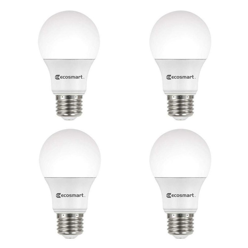 EcoSmart 60W Equivalent Soft White A19 Energy Star and Dimmable LED Light Bulb gallery