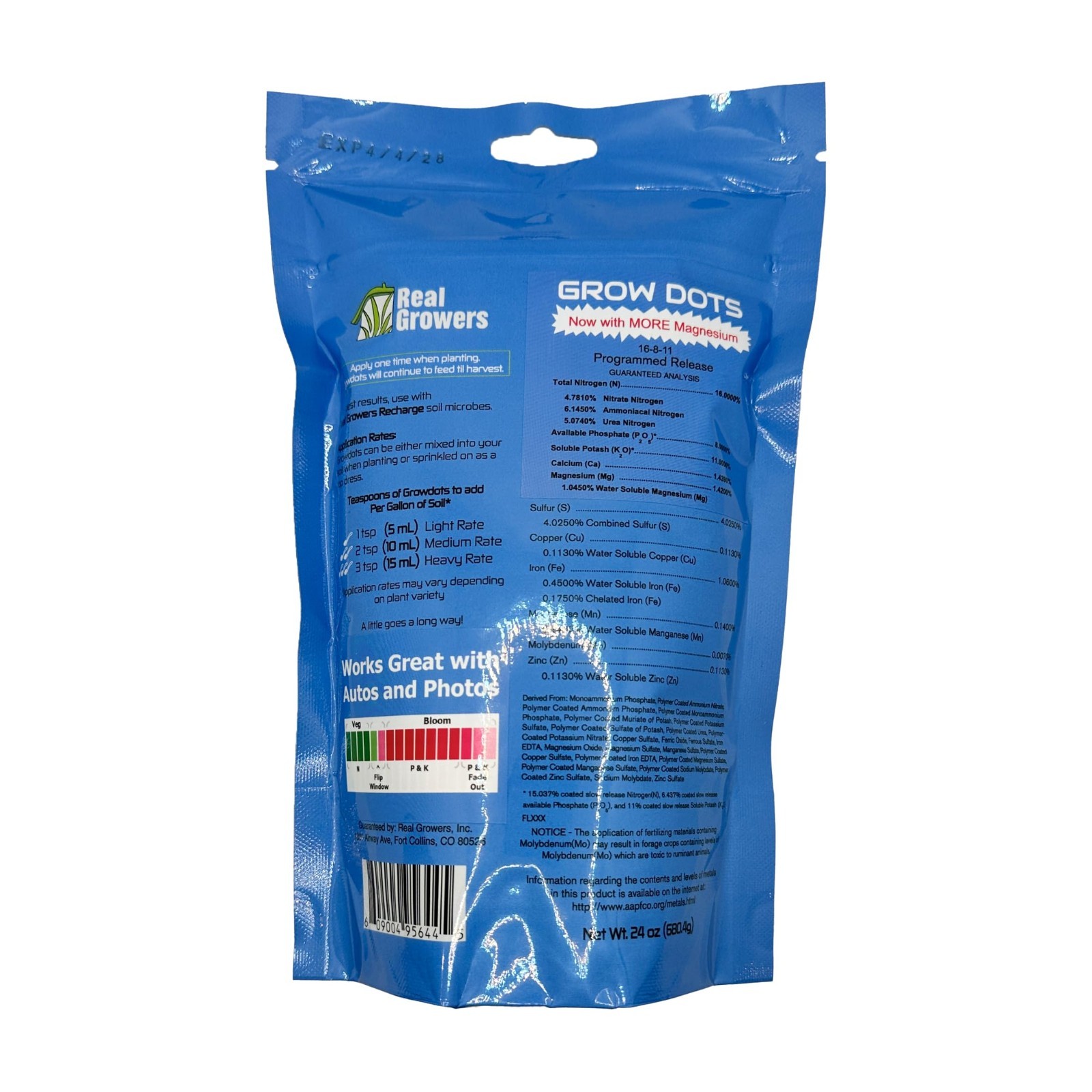 24oz Grow Dots - One-Time Nutrient Release for Soilless Media, Easy Application gallery