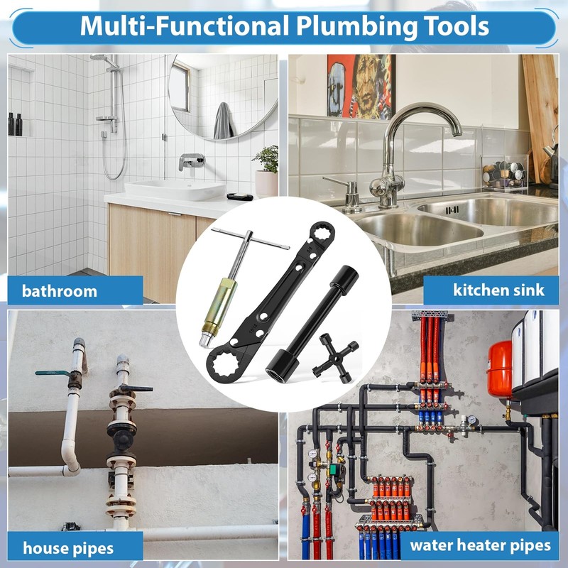 Plumbing Tools, Angle Stop Removal Tool with compression sleeve puller tool 1... gallery
