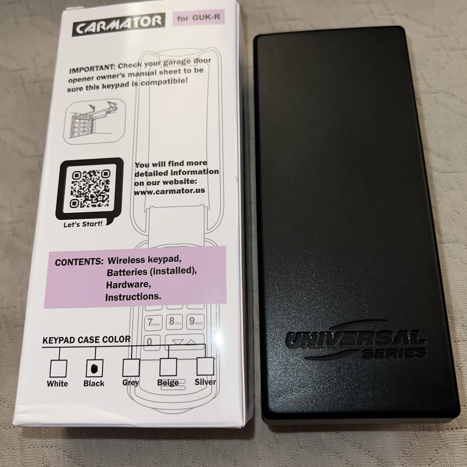 Universal Garage Door Wireless Entry Keypad System - For GUK-R gallery