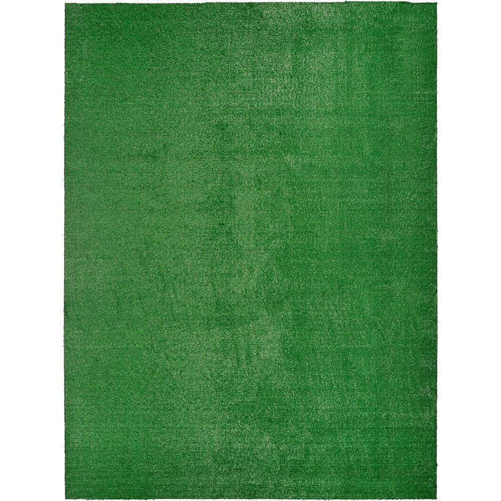Artificial Grass Rug 9x12 FT Indoor Outdoor Green Turf Lawn Mat for Patio Garden gallery