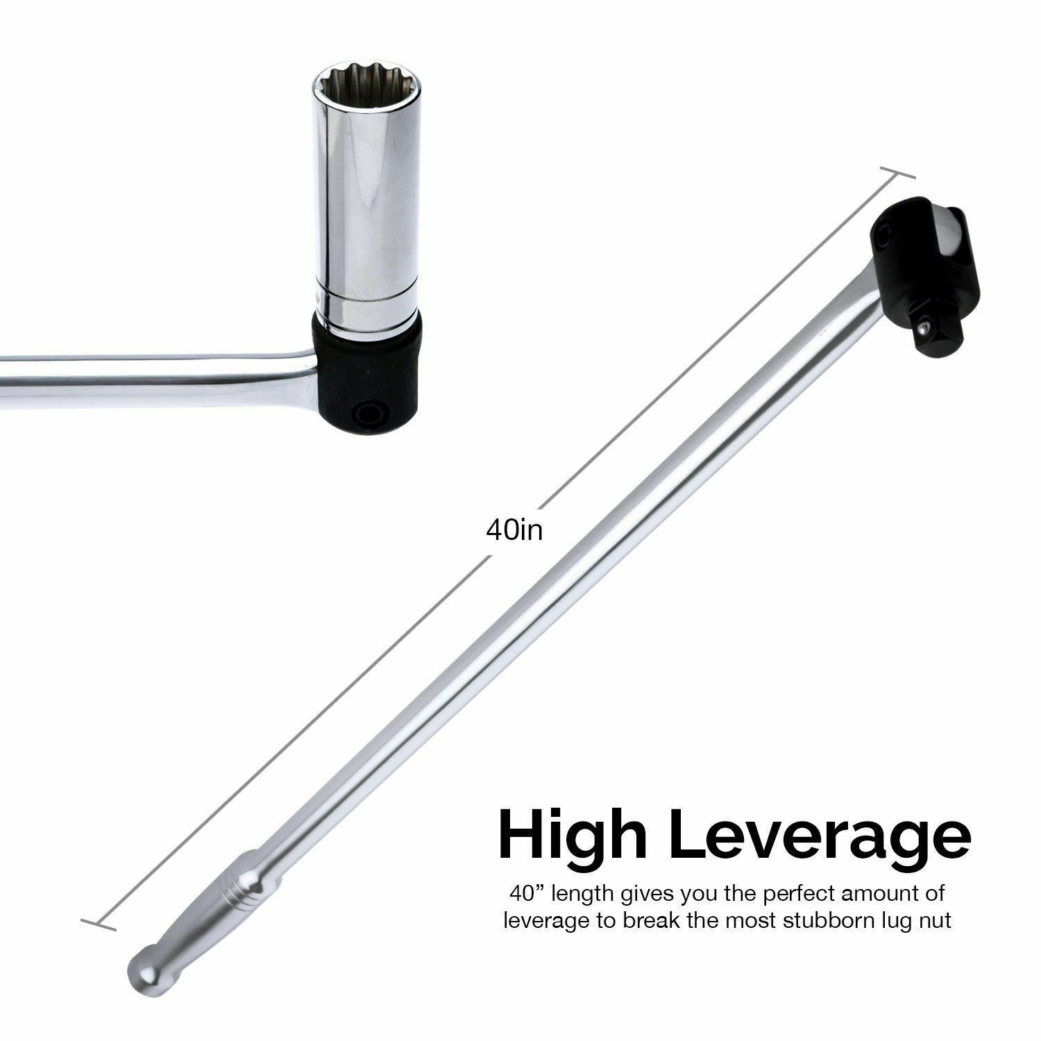 3/4 in. Drive 40 in. Extended Leverage Breaker Bar gallery