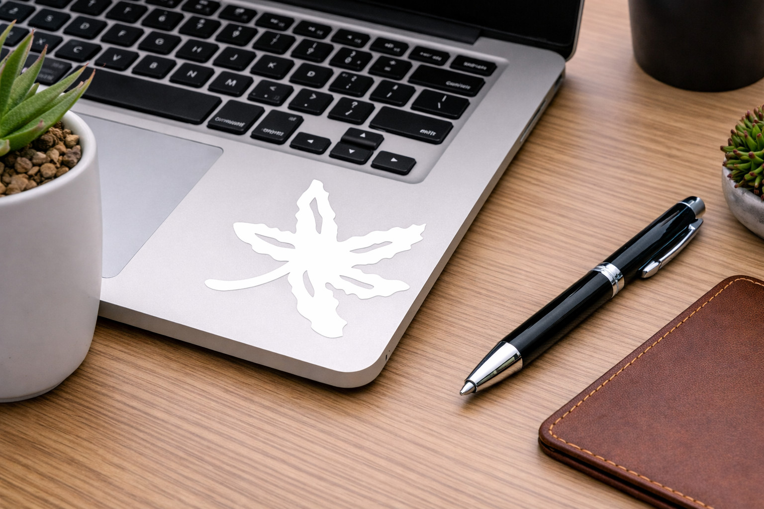 Ohio Buckeye Leaf Vinyl Decal Sticker Car Window Laptop Waterproof 2"-8" gallery