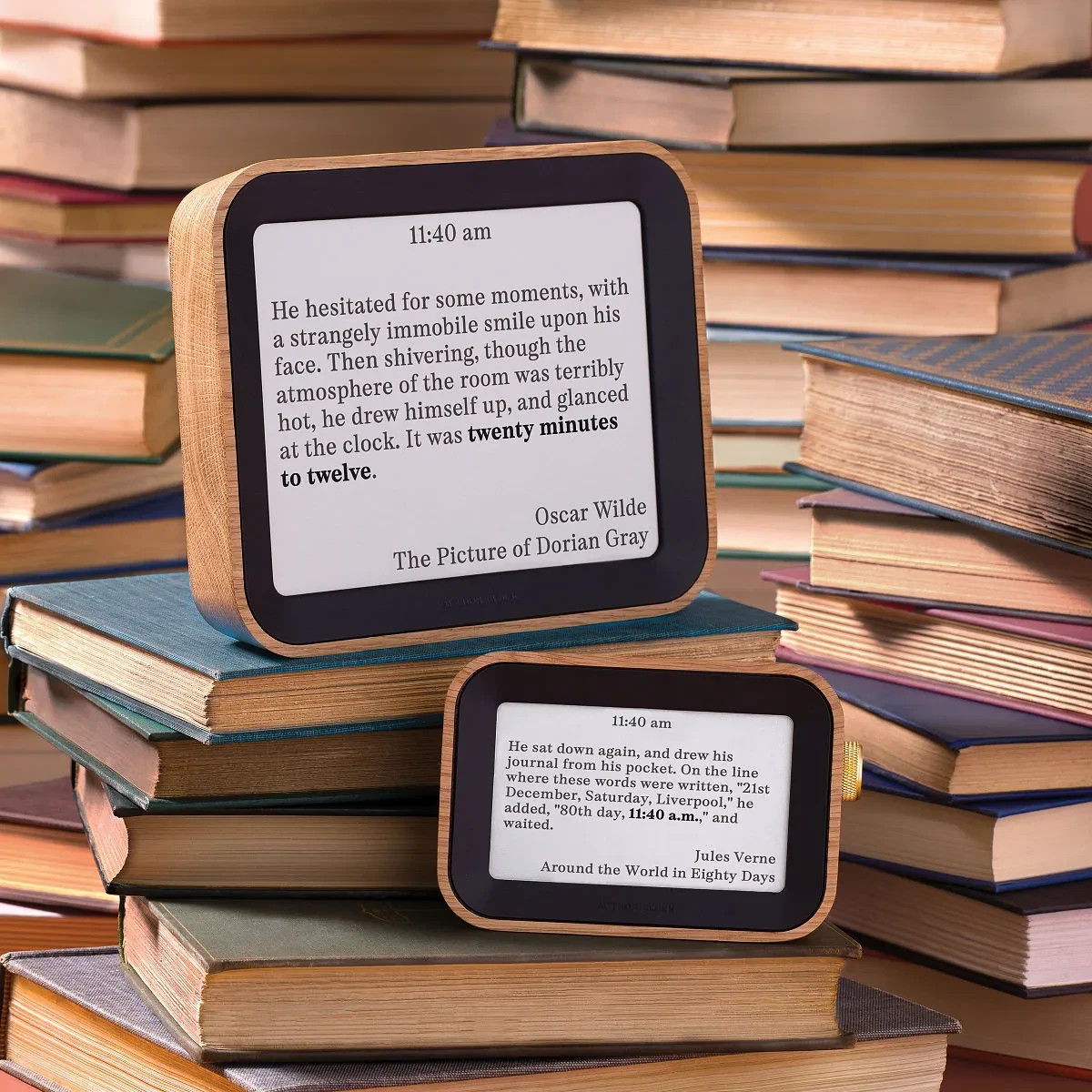 Literary Clock, Standard gallery