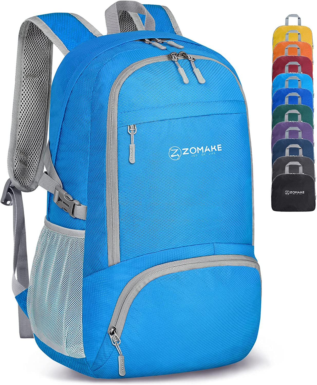 Lightweight Packable Backpack 30L, Foldable Hiking Backpacks Water Resistant Com