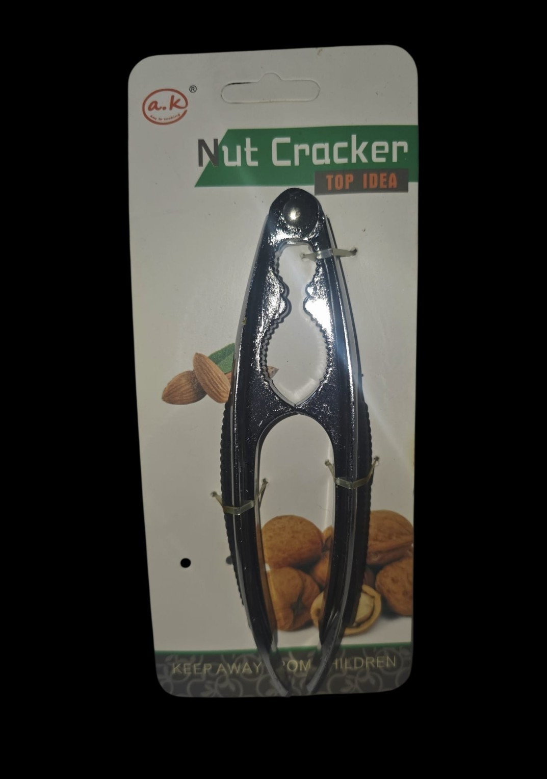 a.key Nut Cracker Metal Silver Kitchen Tool Made in China Less Than 10 in Pack 1 gallery