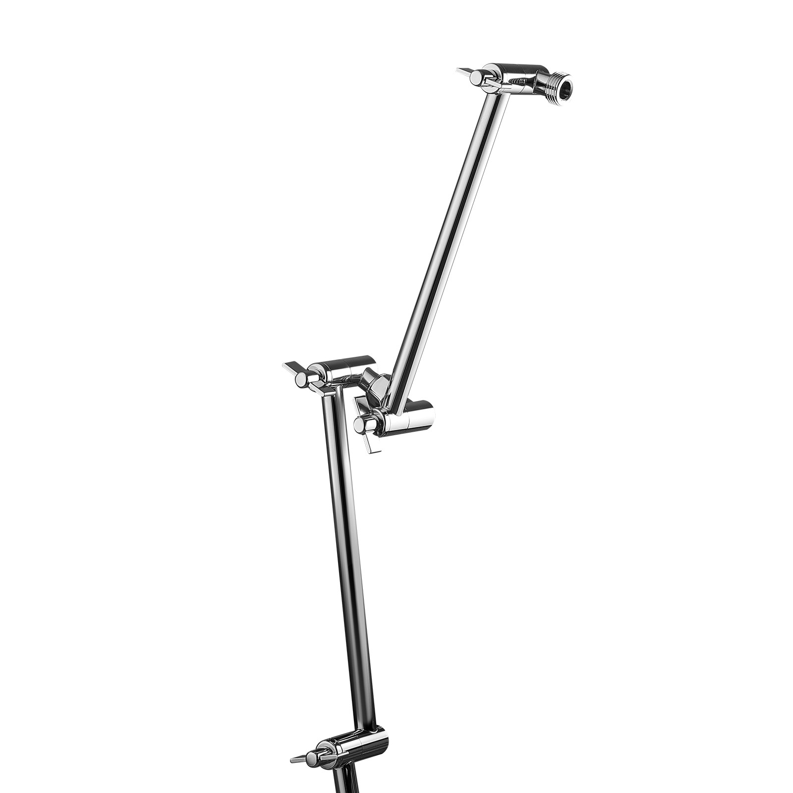 Shower Head Extension Arm Extender 11 in Adjustable Angle Height G1/2 Universal gallery
