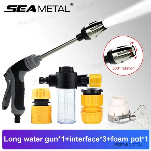 Hose Hawk Pro 360° Rotating Pressure Washer Nozzle with 3 Spray Modes gallery