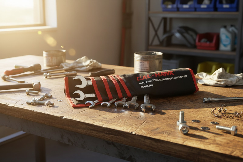 28-pc Combination Angle Double Open End Wrench Set SAE & METRIC gallery