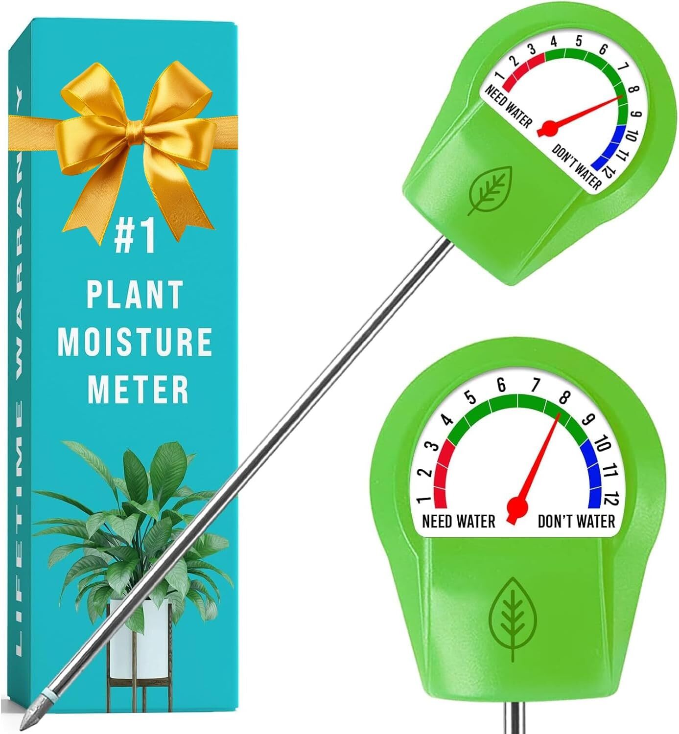 Soil Moisture Meter for Plants - Indoor and Outdoor Use, No Batteries Required gallery