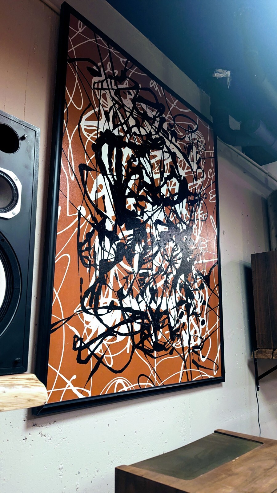 Hand-painted Jackson Pollock - Free Form Art Canvas Home Decor Wall Print 63x47 gallery