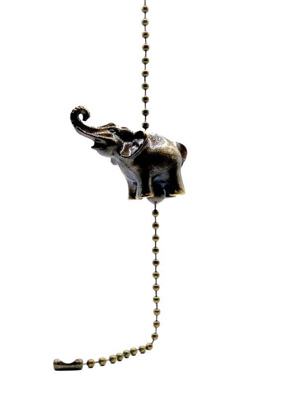 Lamp Parts-Fan/Socket PULL CHAINS-Animal Designs w/#6 Beaded Chain (1 Pc.) gallery