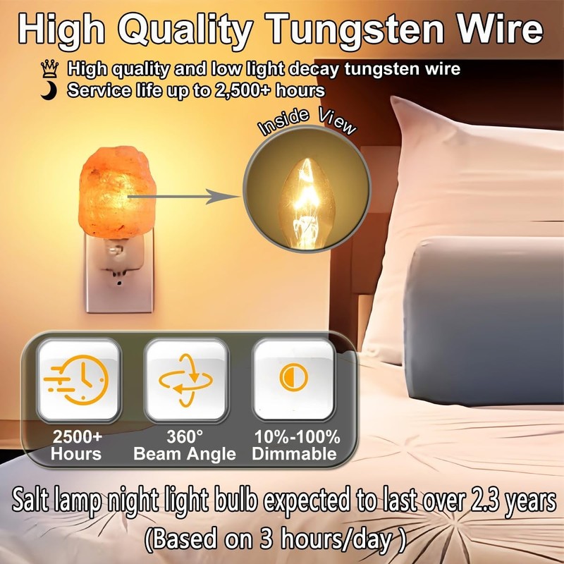 C7 Night Light Bulbs 4 Watt E12 Candelabra Base Warm White set 4 Pk gallery