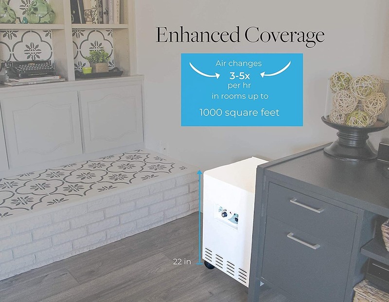 Enviroklenz Air System Plus mobile UV model White Hepa UVC. gallery