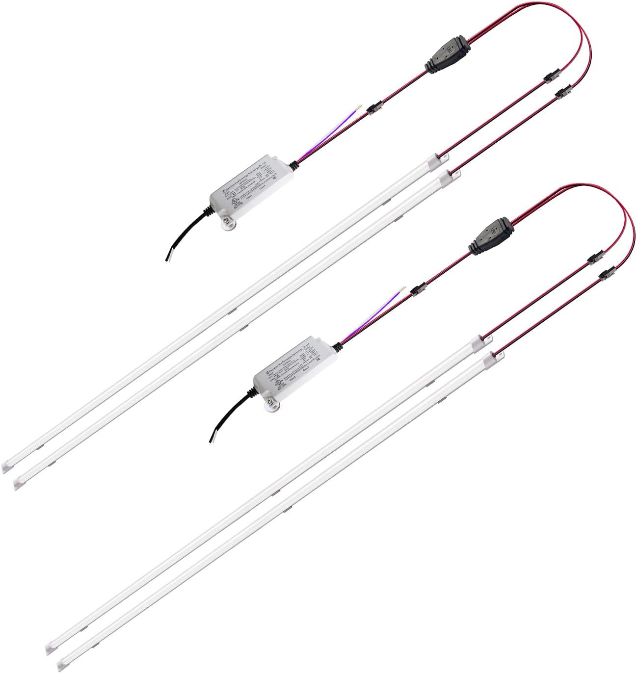 2Pack LED Retrofit Kit 2X4 FT,36W Magnetic Troffer Retrofit Kit,5000K Daylight W gallery