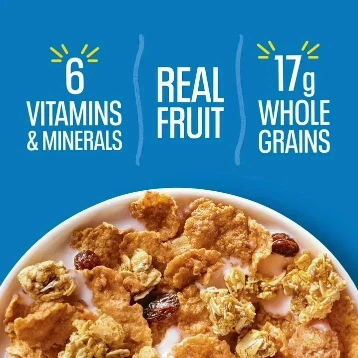 Kellogg's Raisin Bran Crunch Breakfast Cereal, Good Source of Fiber, Mega Size, gallery