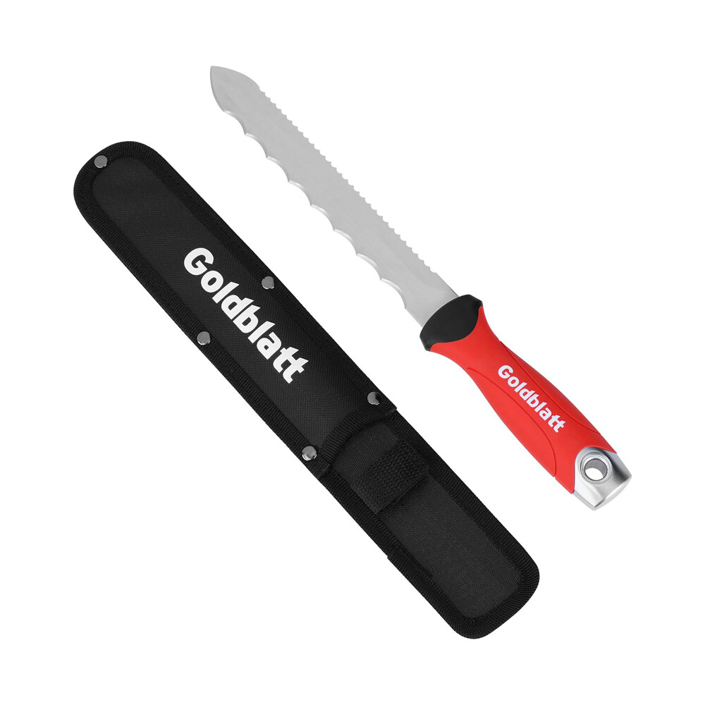 Goldblatt 8" Insulation Knife Stainless Steel Double Side Blade Utility Knife gallery